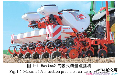 圖 1-1 Maxima2 氣吸式精量點播機